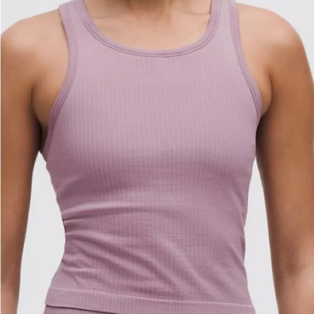 Lululemon Ebb to Street Cropped Racerback Tank Top